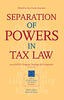 Separation of Powers in Tax Law Book Cover